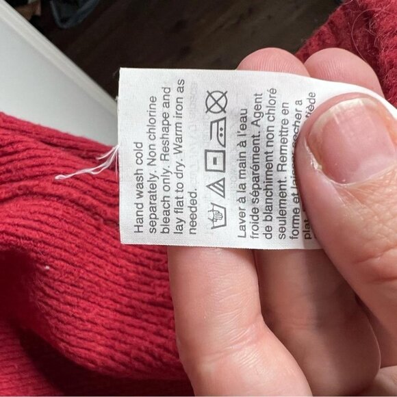 J Crew Womens Size Large Double Breasted Cardigan Coat in Supersoft Yarn FLAW - Picture 11 of 14